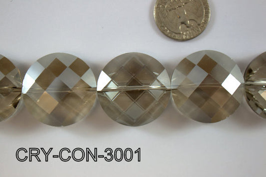 Angelic Crystal Coin 30mm CRY-CON-3001