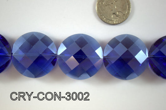 Angelic Crystal Coin 30mm CRY-CON-3002