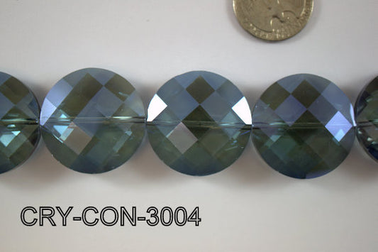 Angelic Crystal Coin 30mm CRY-CON-3004