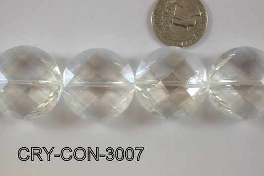 Angelic Crystal Coin 30mm CRY-CON-3007