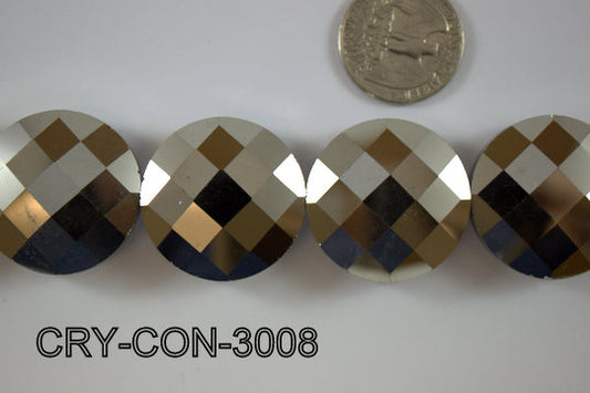 Angelic Crystal Coin 30mm CRY-CON-3008