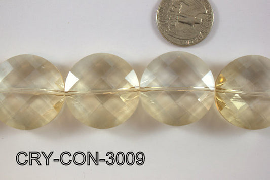 Angelic Crystal Coin 30mm CRY-CON-3009