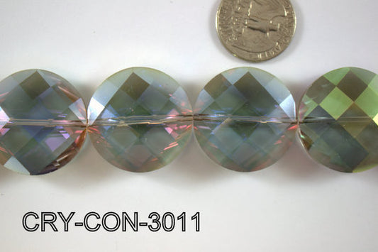 Angelic Crystal Coin 30mm CRY-CON-3011