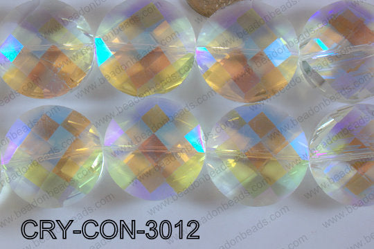 Angelic Crystal Coin 30mm CRY-CON-3012