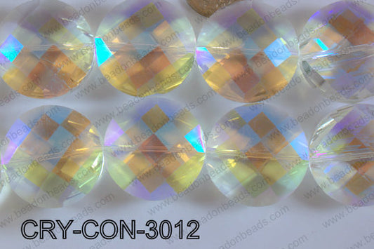 Angelic Crystal Coin 30mm CRY-CON-3012