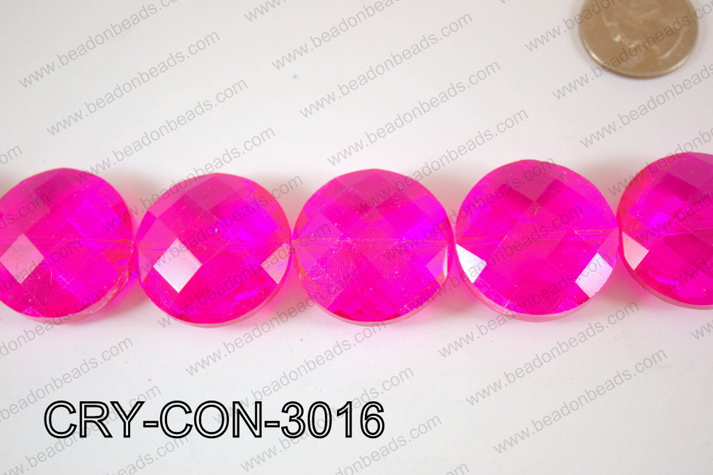 Angelic Crystal Coin 30mm CRY-CON-3016