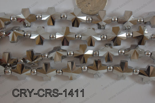Angelic Crystal Cross 14mm CRY-CRS-1411