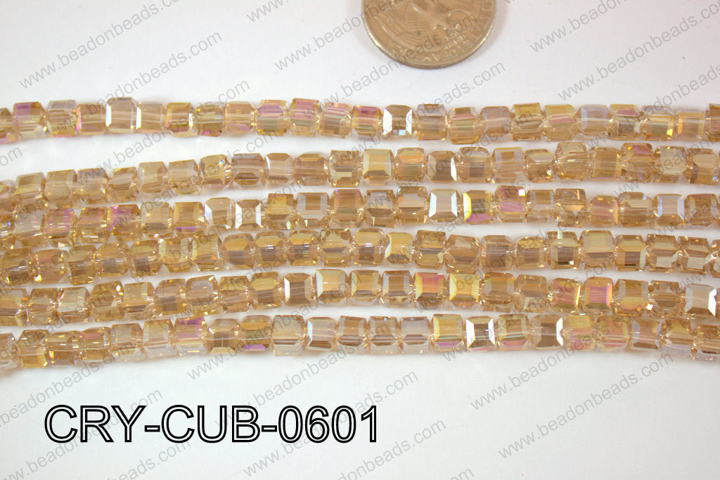 Angelic Crystals Cube 6mm CRY-CUB-0601