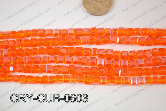Angelic Crystals Cube 6mm CRY-CUB-0603