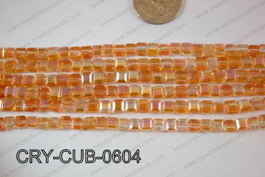 Angelic Crystals Cube 6mm CRY-CUB-0604