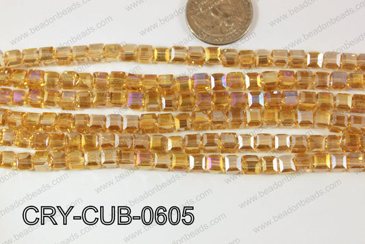 Angelic Crystals Cube 6mm CRY-CUB-0605