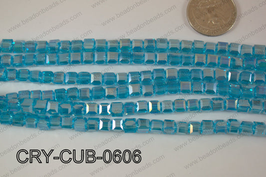 Angelic Crystals Cube 6mm CRY-CUB-0606