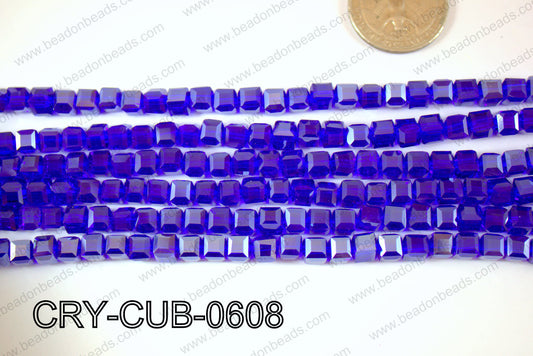 Angelic Crystals Cube 6mm CRY-CUB-0608