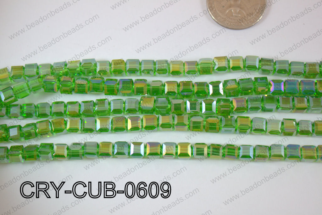 Angelic Crystals Cube 6mm CRY-CUB-0609