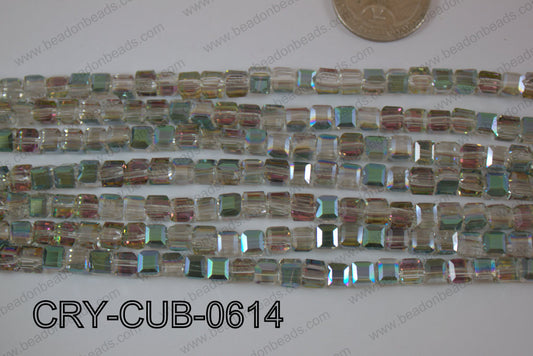 Angelic Crystals Cube 6mm CRY-CUB-0614
