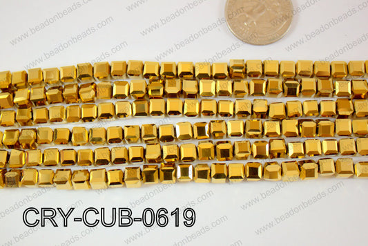 Angelic Crystals Cube 6mm CRY-CUB-0619