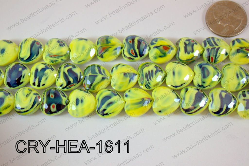 Angelic Crystal Heart 16mm CRY-HEA-1611