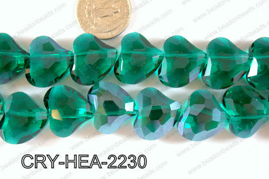 Angelic Crystal Abstract Heart 22mm CRY-HEA-2230