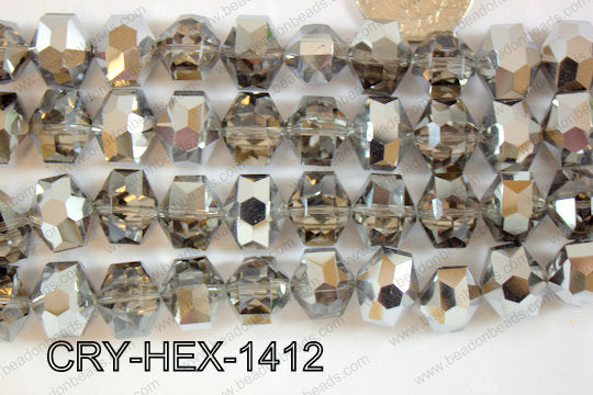Angelic Crystal Hexagon 14mm CRY-HEX-1412