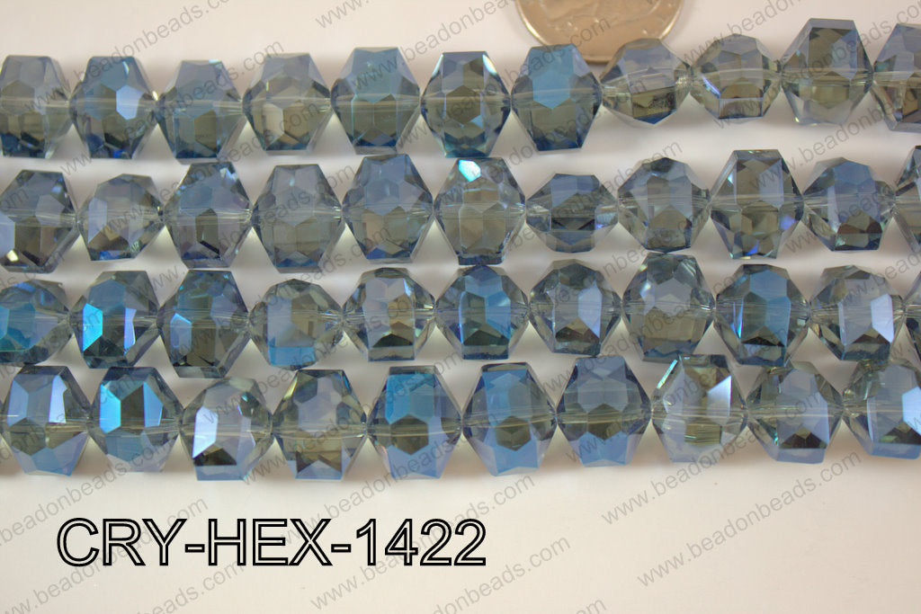 Angelic Crystals Hexagon 12x14mm CRY-HEX-1422
