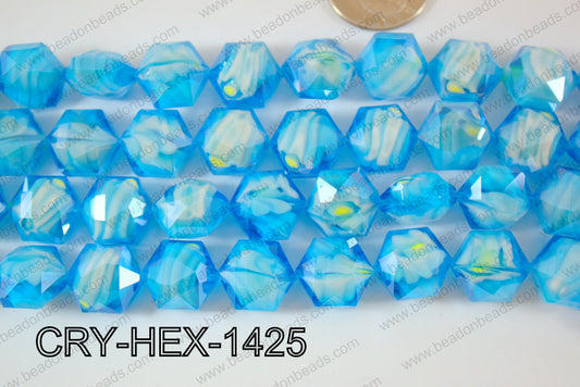 Angelic Crystals Hexagon 12x14mm CRY-HEX-1425