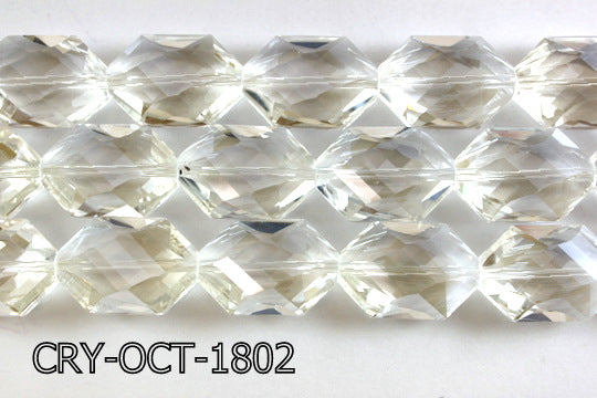 Angelic Crystal Octagon 18x25mm 14'' CRY-OCT-1802