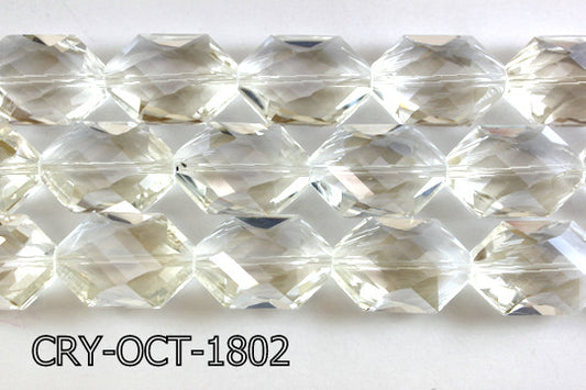 Angelic Crystal Octagon 18x25mm 14'' CRY-OCT-1802