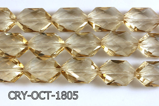 Angelic Crystal Octagon 18x25mm 14'' CRY-OCT-1805