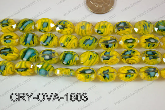 Angelic Crystal Faceted Oval 12x16mm CRY-OVA-1603