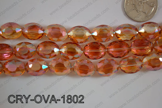 Angelic Crystal Faceted Oval 12x16mm CRY-OVA-1802
