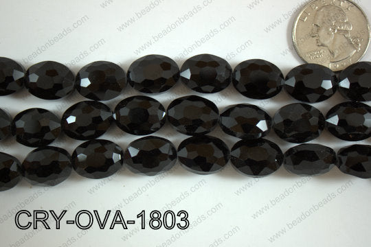 Angelic Crystal Faceted Oval 12x16mm CRY-OVA-1803