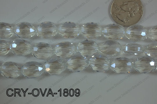 Angelic Crystal Faceted Oval 12x16mm CRY-OVA-1809