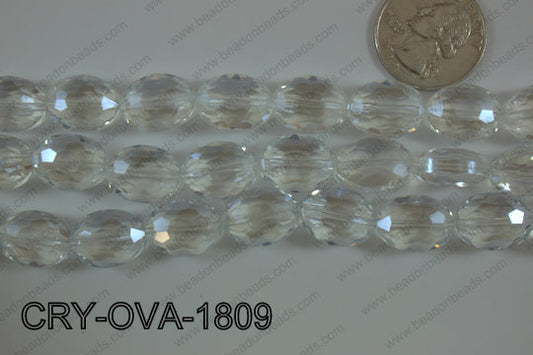 Angelic Crystal Faceted Oval 12x16mm CRY-OVA-1809