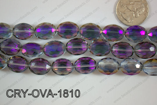 Angelic Crystal Faceted Oval 12x16mm CRY-OVA-1810