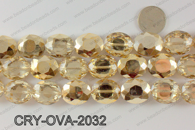 ANGELIC CRYSTAL OVAL 20X24MM CRY-OVA-2032