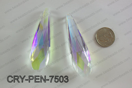 Crystal Pendant 21x75MM  CRY-PEN-7503