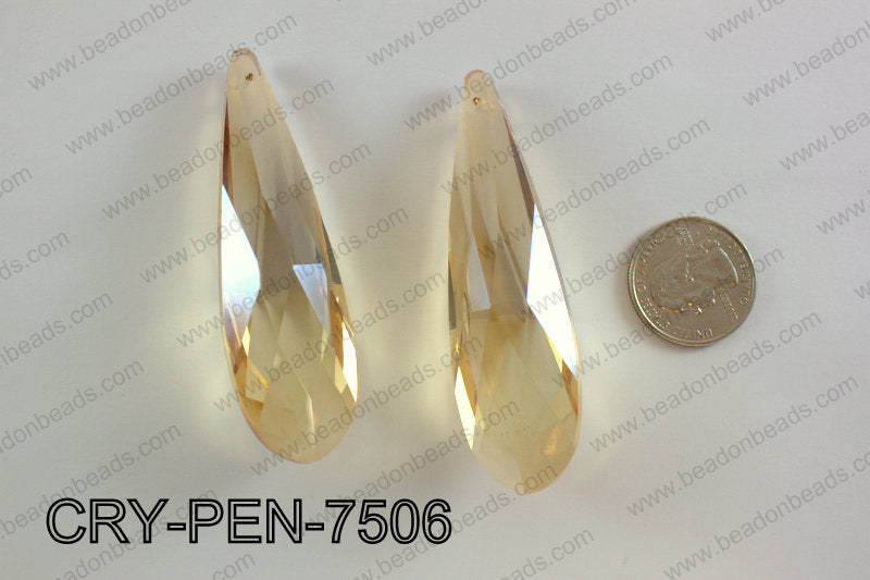 Crystal Pendant 21x75MM  CRY-PEN-7506