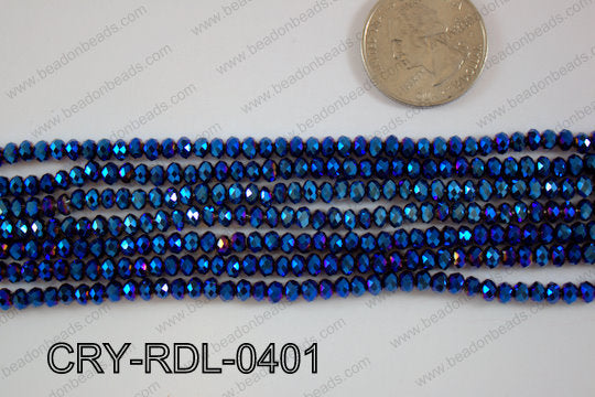 Crystal Rondel 4mm CRY-RDL-0401