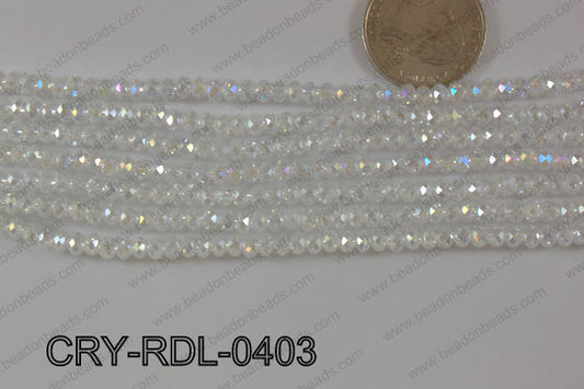 Crystal Rondel 4mm CRY-RDL-0403