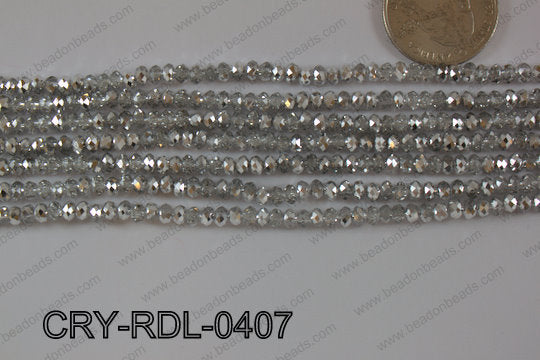 Crystal Rondel 4mm CRY-RDL-0407