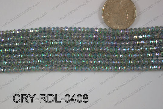 Crystal Rondel 4mm CRY-RDL-0408