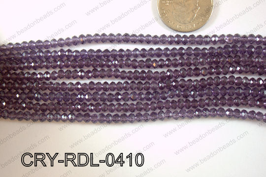 Crystal Rondel 4mm CRY-RDL-0410