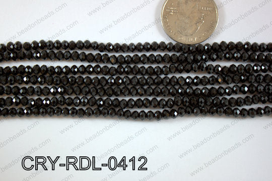 Crystal Rondel 4mm CRY-RDL-0412