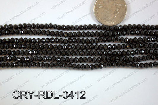 Crystal Rondel 4mm CRY-RDL-0412
