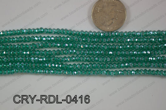 Crystal Rondel 4mm CRY-RDL-0416
