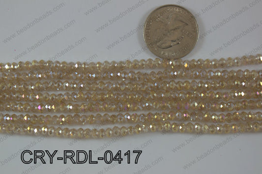 Crystal Rondel 4mm CRY-RDL-0417
