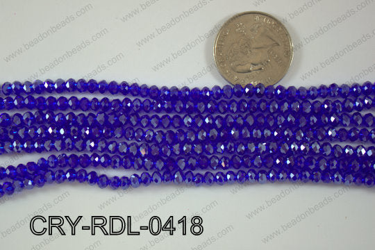 Crystal Rondel 4mm CRY-RDL-0418