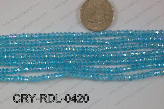 Crystal Rondel 4mm CRY-RDL-0420
