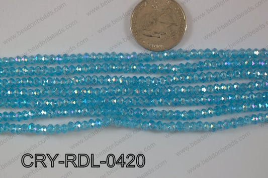 Crystal Rondel 4mm CRY-RDL-0420