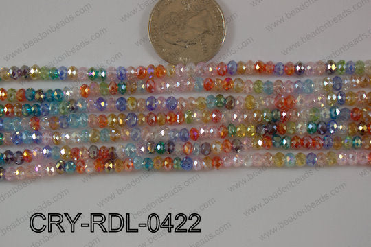 Crystal Rondel 4mm CRY-RDL-0422